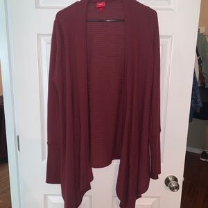 Maroon Cardigan
